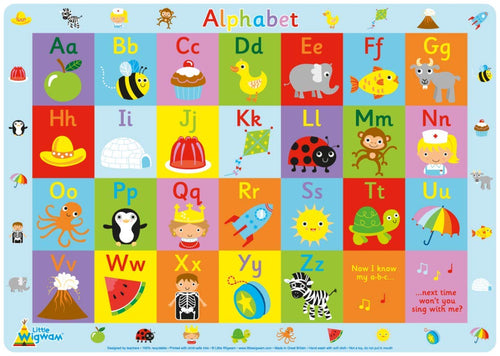Children's educational placemat - alphabet