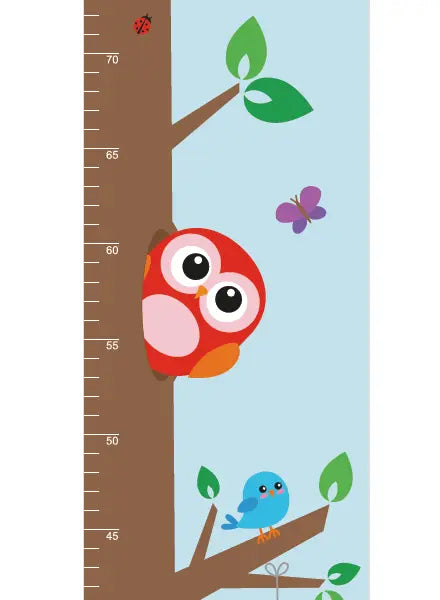 Children's height chart - forest