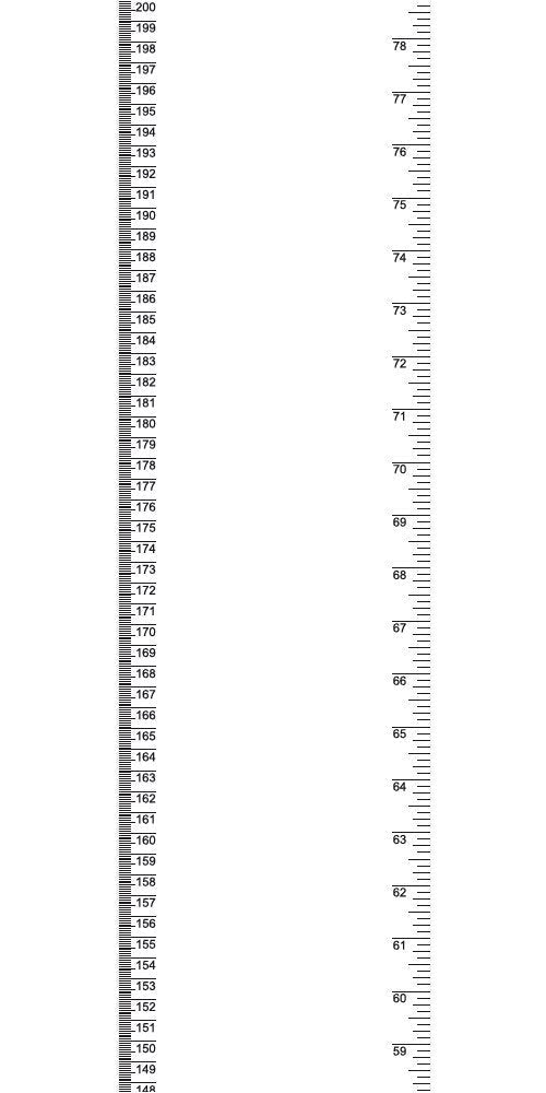 Big White One Height Chart for Children - Little Wigwam
