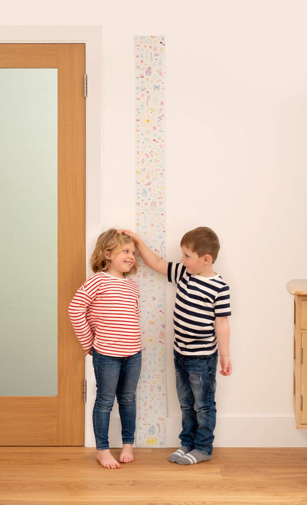 Doodle Doo Design Height Chart for Children - Little Wigwam