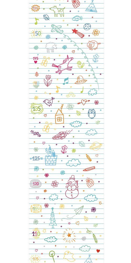 Doodle Doo Design Height Chart for Children - Little Wigwam