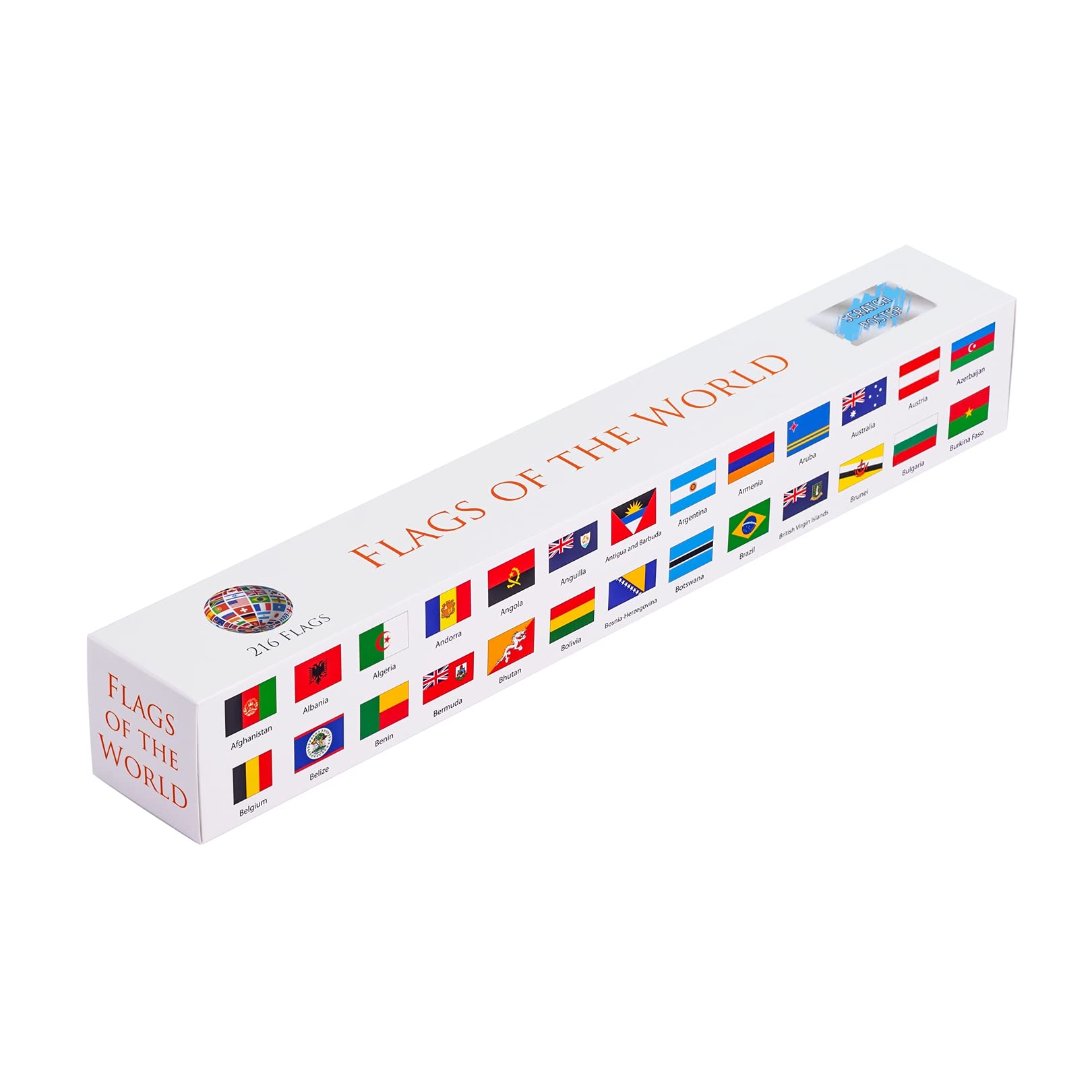 Flags Of The World Scratch Poster - White - poster - Little Wigwam
