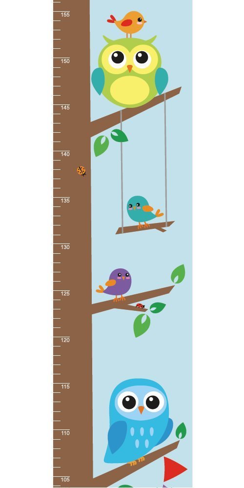 Forest Friends Design Height Chart for Children - Little Wigwam