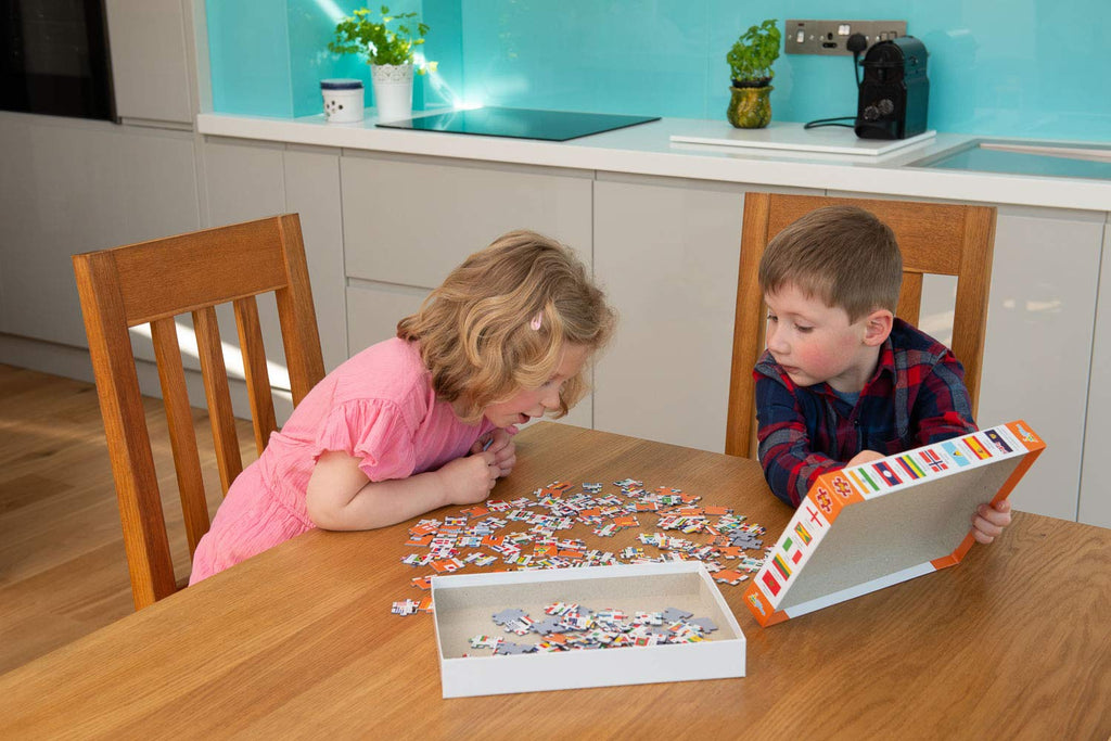 Little Wigwam Flags And Capitals - 160 piece Jigsaw - Little Wigwam