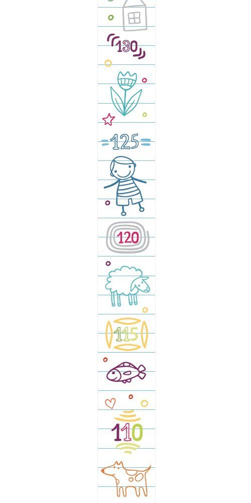 Little Wigwam Measure Me! Roll - up Door Frame Height Chart for Children - Diddy Doodle - Little Wigwam