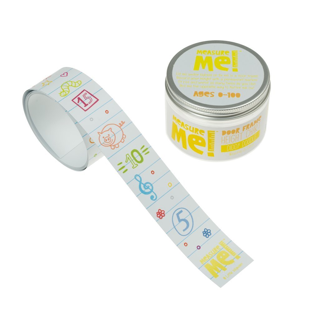 Little Wigwam Measure Me! Roll - up Door Frame Height Chart for Children - Diddy Doodle - Little Wigwam