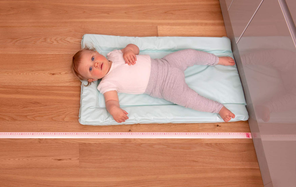 Measure Me! Roll - up Door Frame Height Chart for Children - Pink Swirl - Little Wigwam