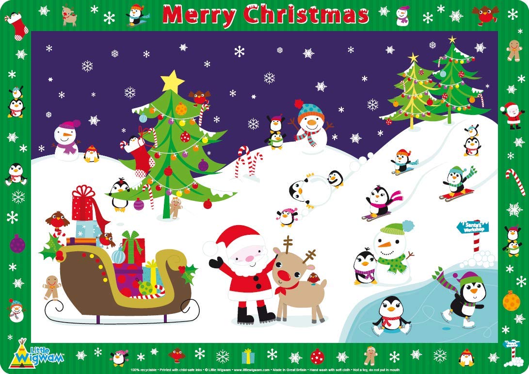 Merry Christmas Placemat - Little Wigwam