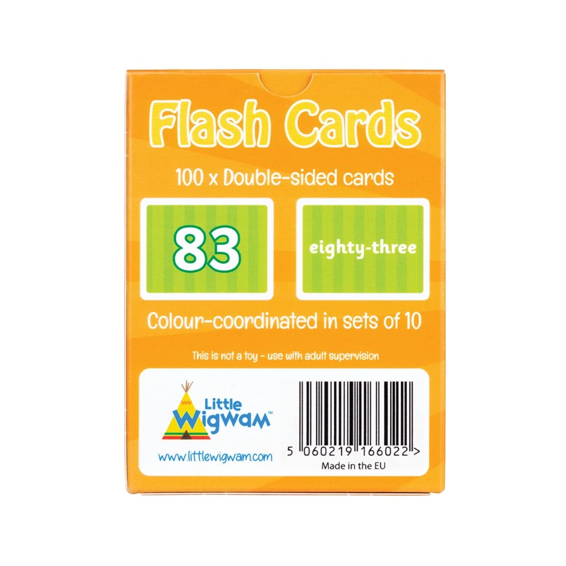 Numbers 1 to 100 Flash Cards - Full Set of 100 Number Flashcards - Little Wigwam