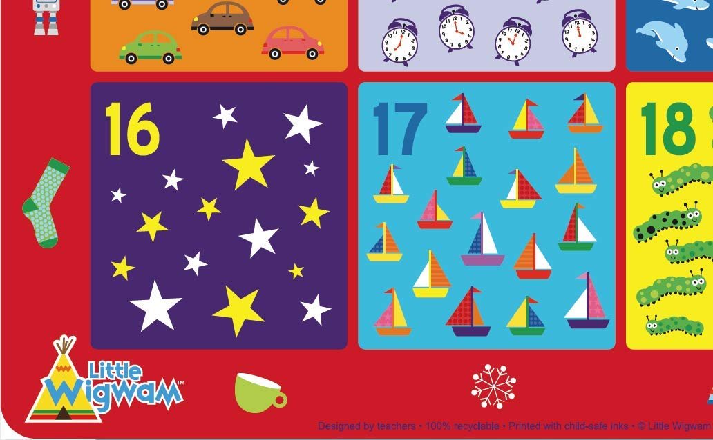 Numbers 1 to 20 Placemat - Little Wigwam