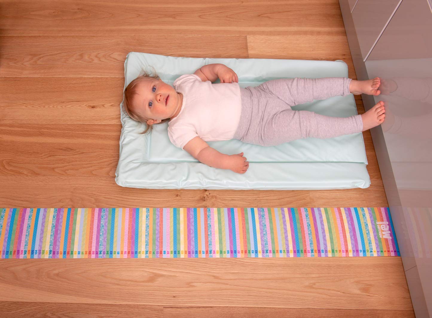 Pastel Rows Design Height Chart For Children - Little Wigwam