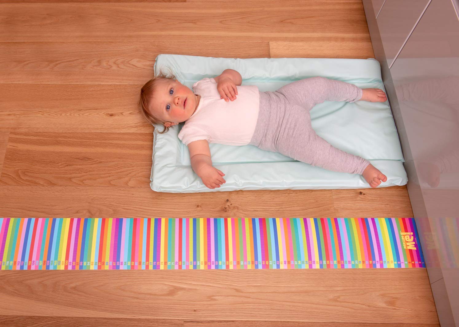 Rainbow Rows Design Height Chart For Children - Little Wigwam