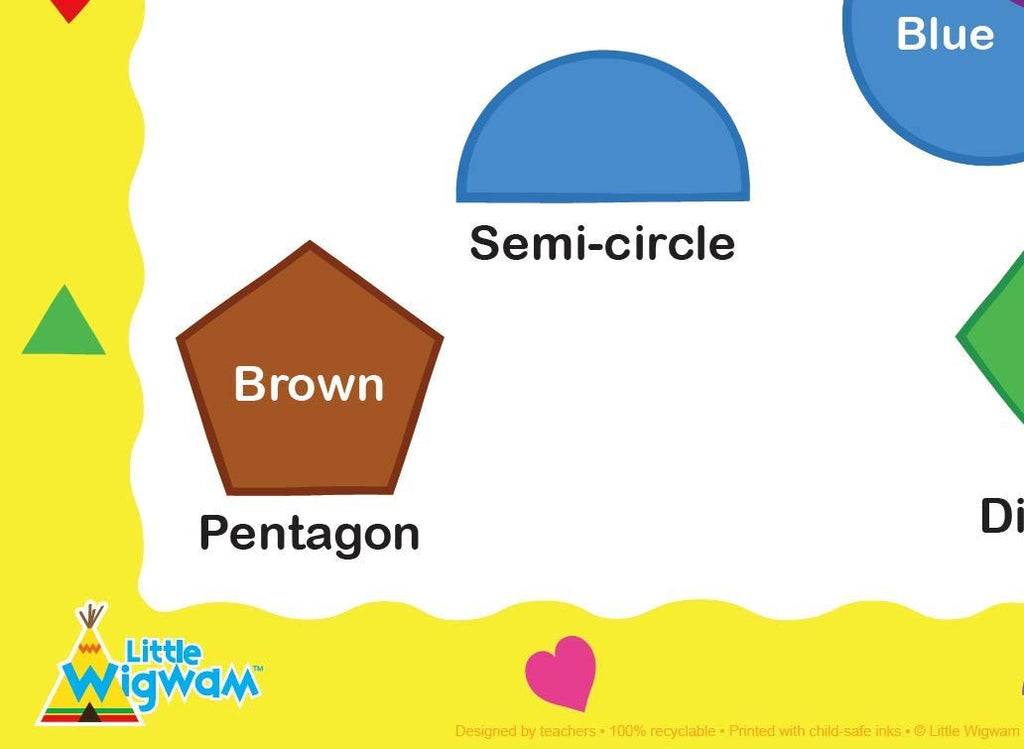 Shapes And Colours Placemat - Little Wigwam