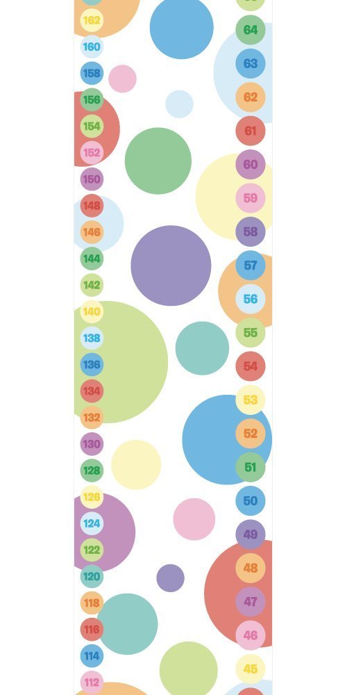 Spotty Dotty Design Height Chart for Children - Little Wigwam