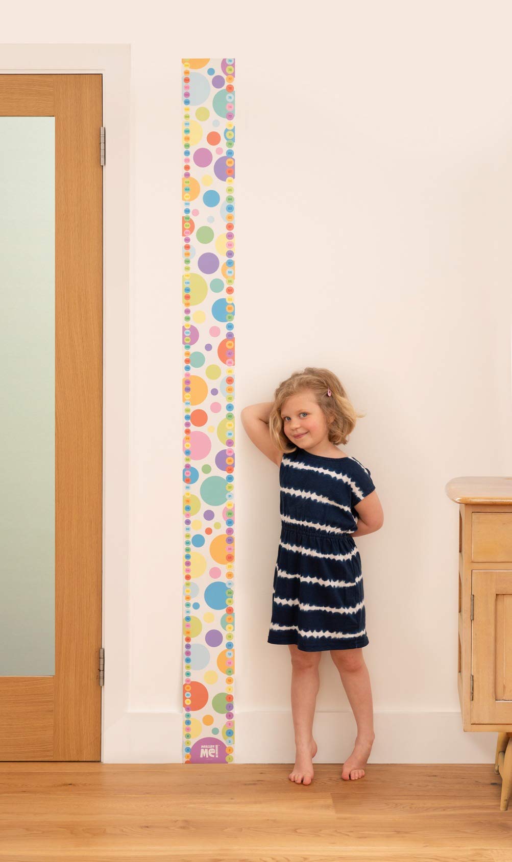 Spotty Dotty Design Height Chart for Children - Little Wigwam