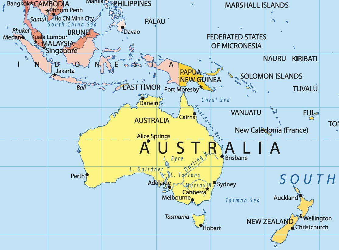 World Map Placemat Multicolour - Little Wigwam